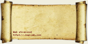 Tamara Debelnogić vizit kartica